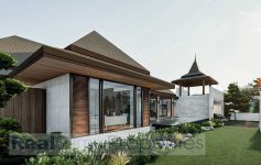 New 3-Bed Contemporary Thai style Garden Pool Villas, Bang Kao